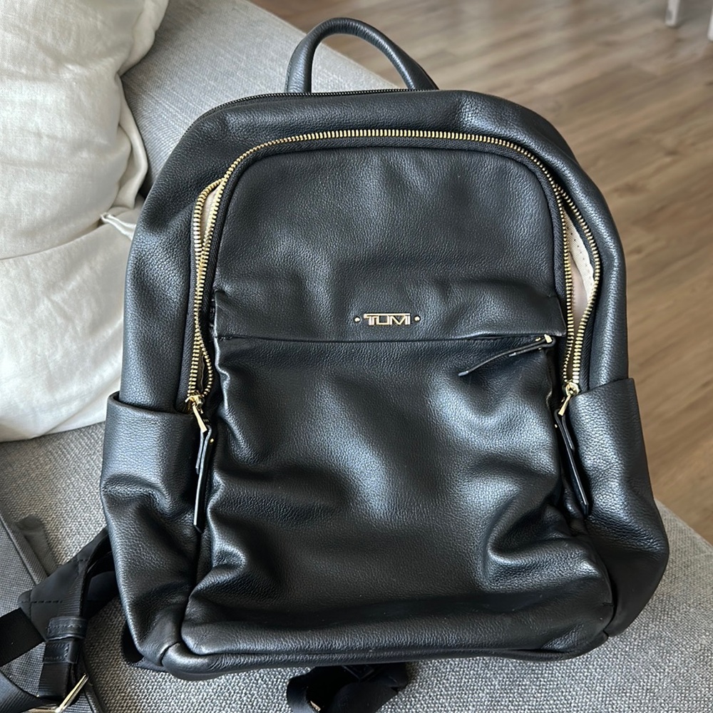 Tumi Voyager- Small Daniella Leather Backpack